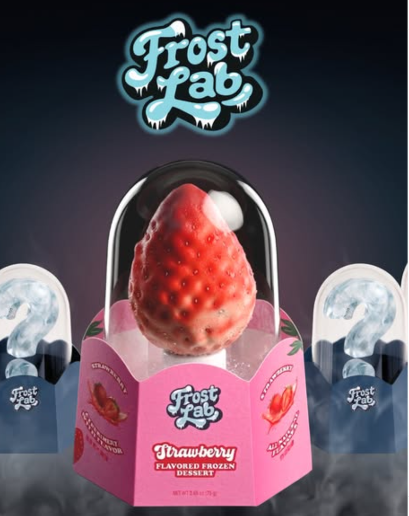 Frost Lab strawberry flavored frozen dessert