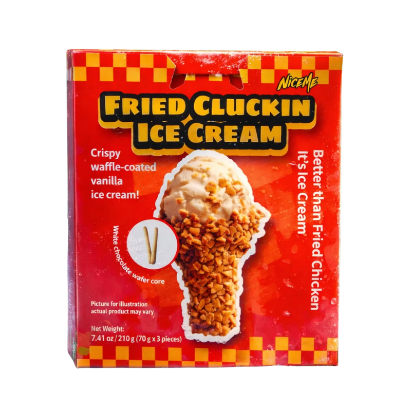 NiceMe Fried Cluckin Ice Cream Vanilla Flavor
