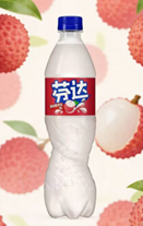 Fanta Lychee Flavor Bottle