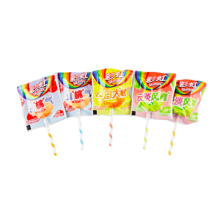 Skittles Lollipop Fruit Tea Flavor Bag