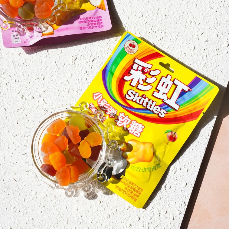 Skittles Bear Gummies Mixed Fruit Flavor Bag
