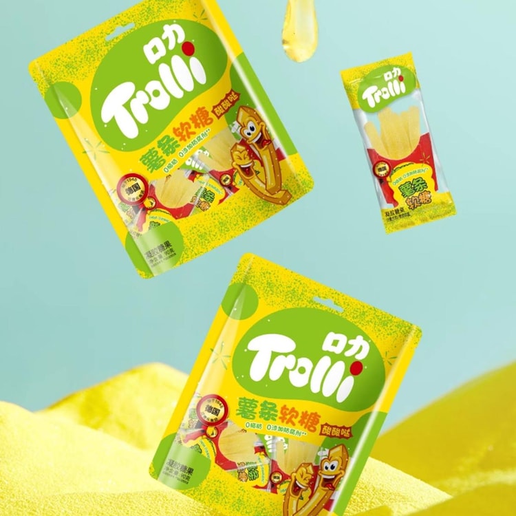 Trolli French Fries Gummies Lemon Flavor Bag