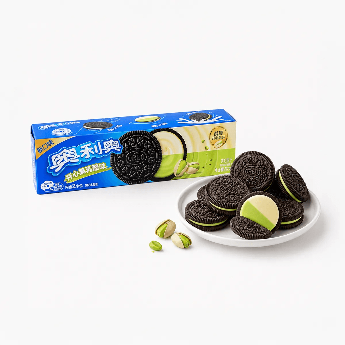 Oreo Pistachio Cheese Flavor