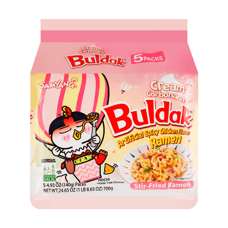 Buldak Ramen Cream Carbonara Flavor
