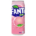 Fanta White Peach Flavor Bottle Can