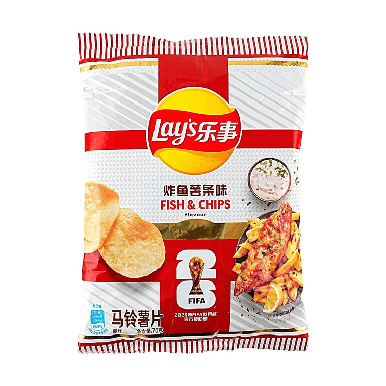 Lay's FIFA Limited Edition England Fish and Chips Flavor