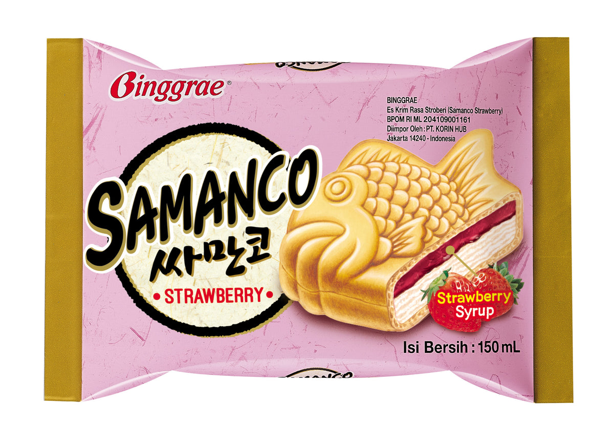 Samanco Ice Cream Strawberry Flavor