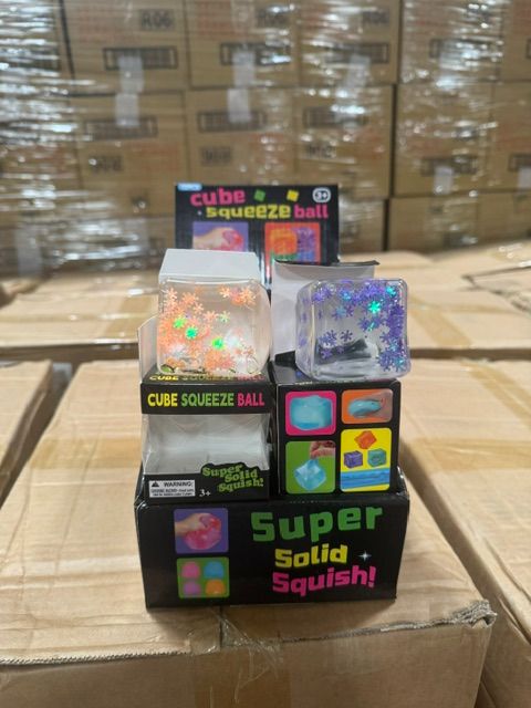 Snowflake Cube Squishy(Multiple colors)