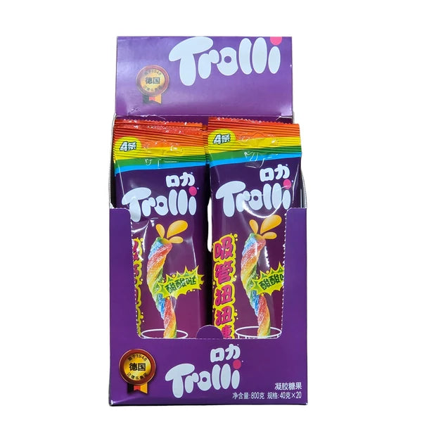 Trolli Twists Rainbow Fruit Flavor Bag