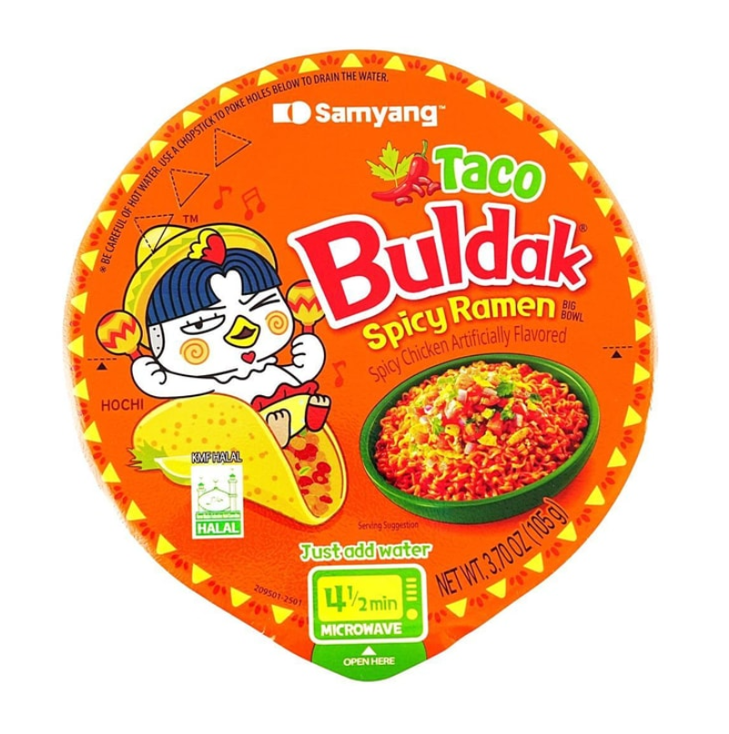 Buldak Ramen Taco Flavor Big Bowl