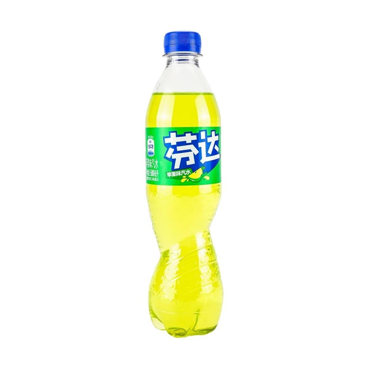 Fanta Green Apple Flavor Bottle