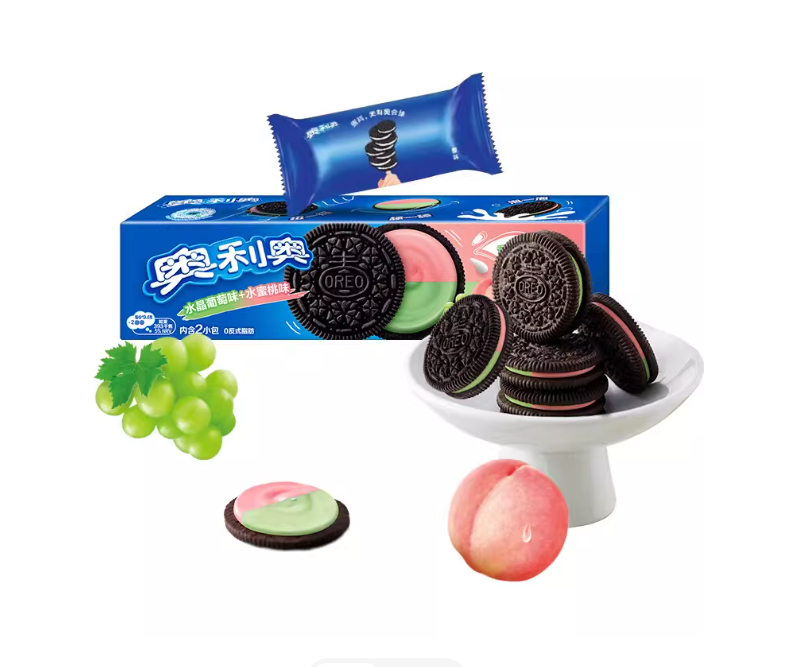 Oreo Crystal Grape Peach Flavor