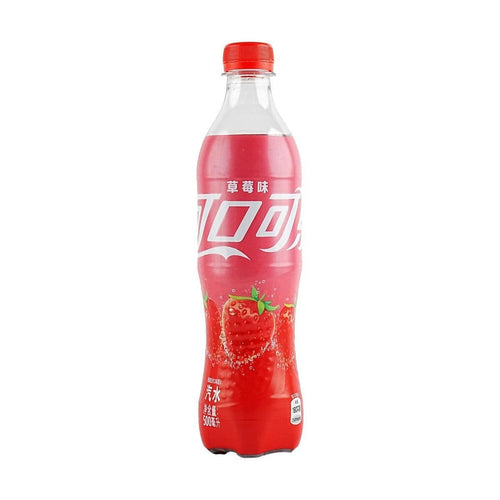 Coca-Cola Strawberry Flavor Bottle