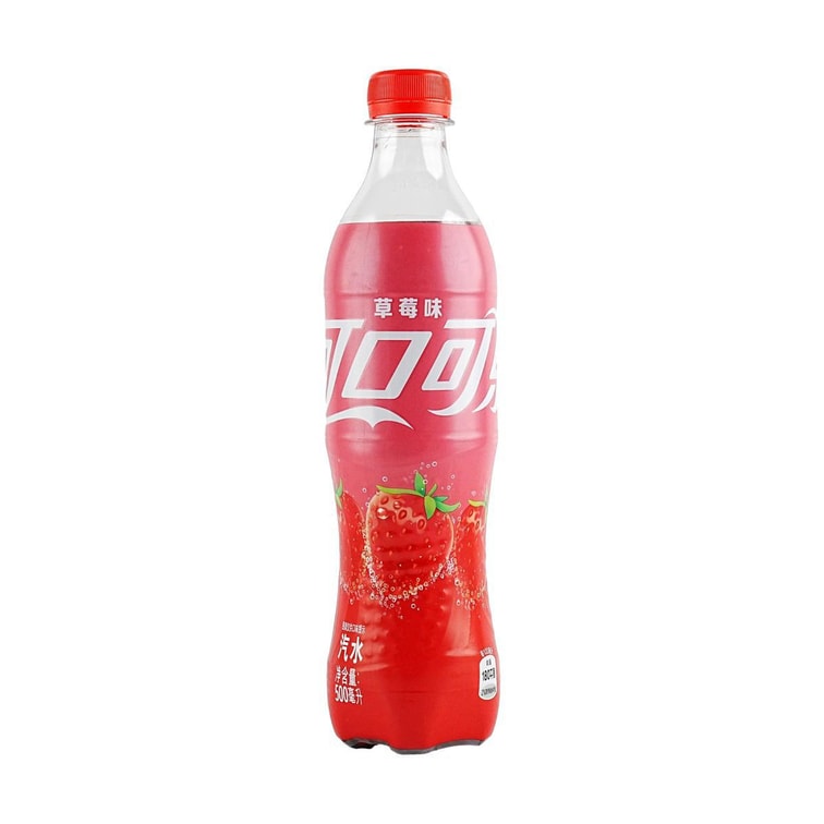 Coca-Cola Strawberry Flavor Bottle