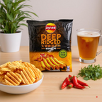 Lay's Deep Ridged Pepper Fried Chicken Flavor