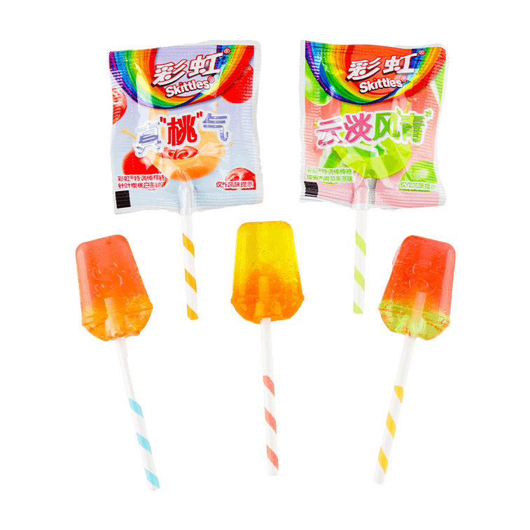 Skittles Lollipop Fruit Tea Flavor Bag
