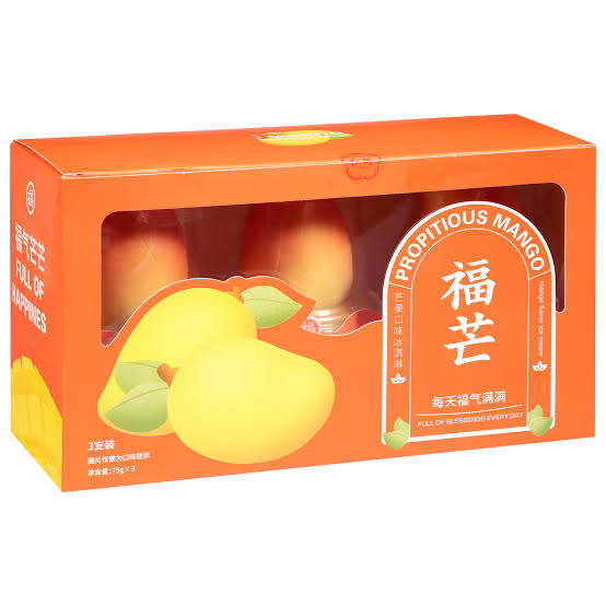 HQ Ice Cream Propitious Mango Flavor