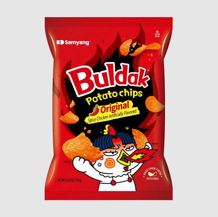 Buldak Chips Artificial Spicy Chicken Flavor 