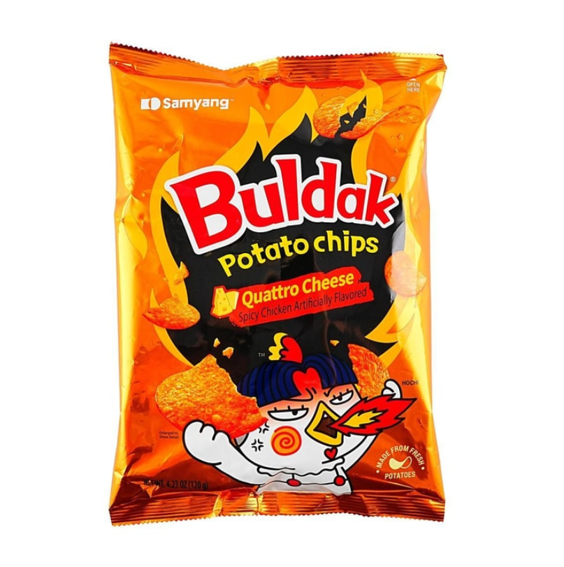 Buldak Potato Chips Quattro Cheese Flavor