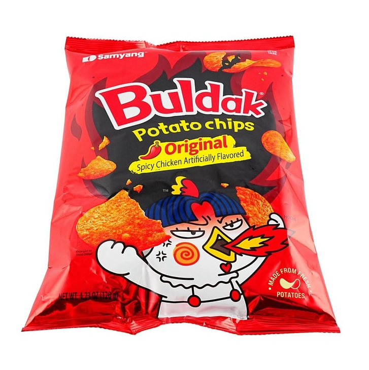 Buldak Chips Artificial Spicy Chicken Flavor 