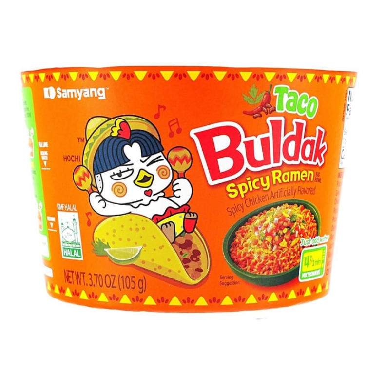 Buldak Artificial Spicy Chicken Flavor Ramen Taco Flavor