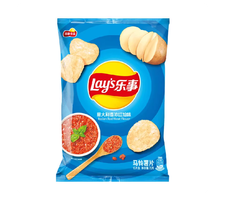 Lays Italian Red Meat Potato Chips