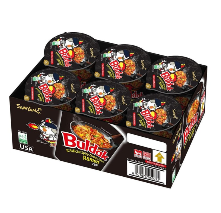 Buldak Artificial Spicy Chicken Flavor Ramen Original (Cup) 