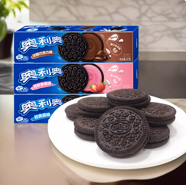 Blueberry & Raspberry Cream Oreos