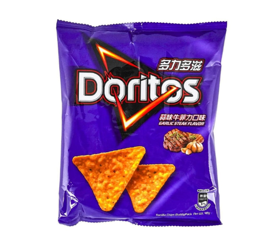 Doritos Artificial Salted shrimp with pepper & Garlic